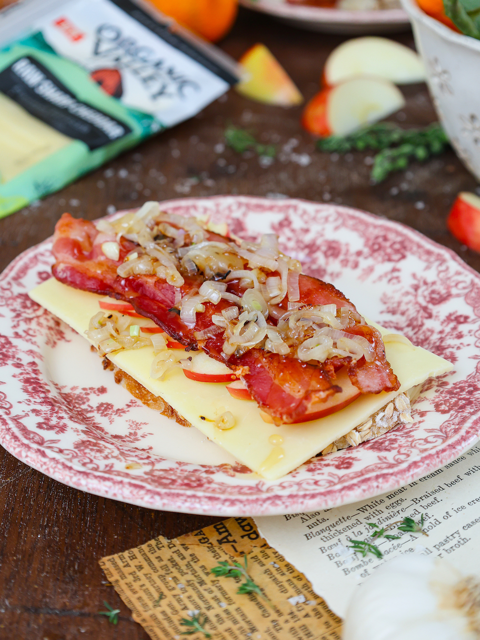 Bacon, Apple, & Cheddar Grilled Cheese